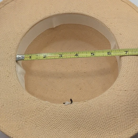 M'sieu Leon| Elegant Women's Straw Hat with Red Band and Floral Accent - Picture 11 of 11